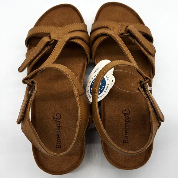 Baretraps Jaxen Sandals Womens 6M Brown Strappy Casual 100% Recycled Outdoors - Picture 5 of 8